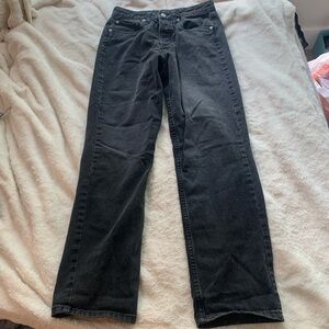 H&M black denim jeans